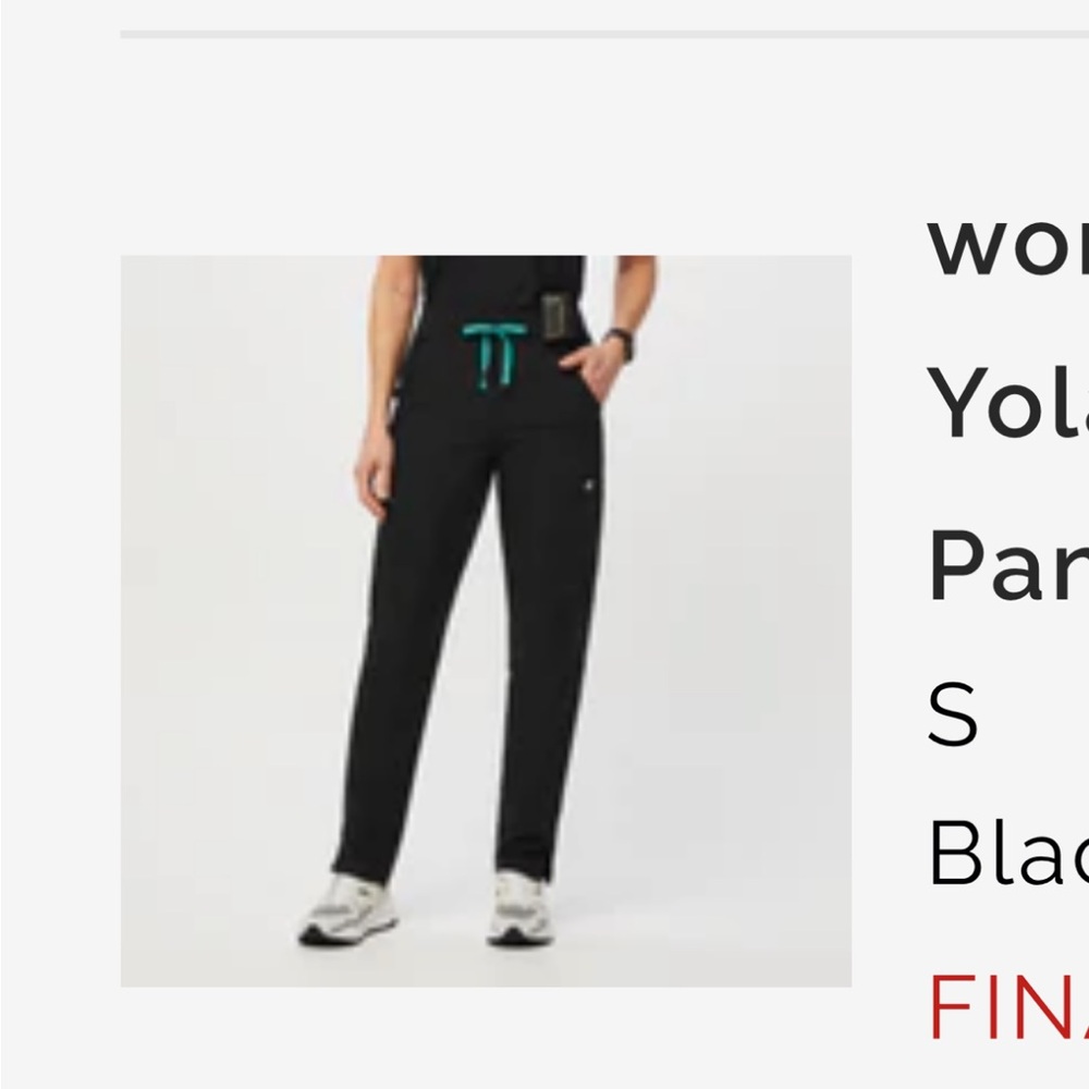 FIGS- High Waisted Yola Skinny Scrub Pants